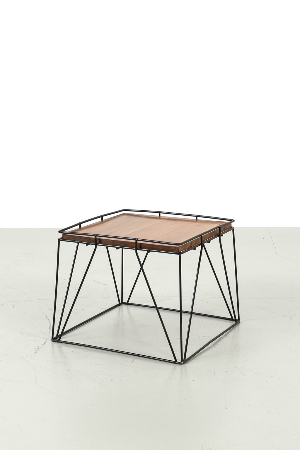 Wireframe side table