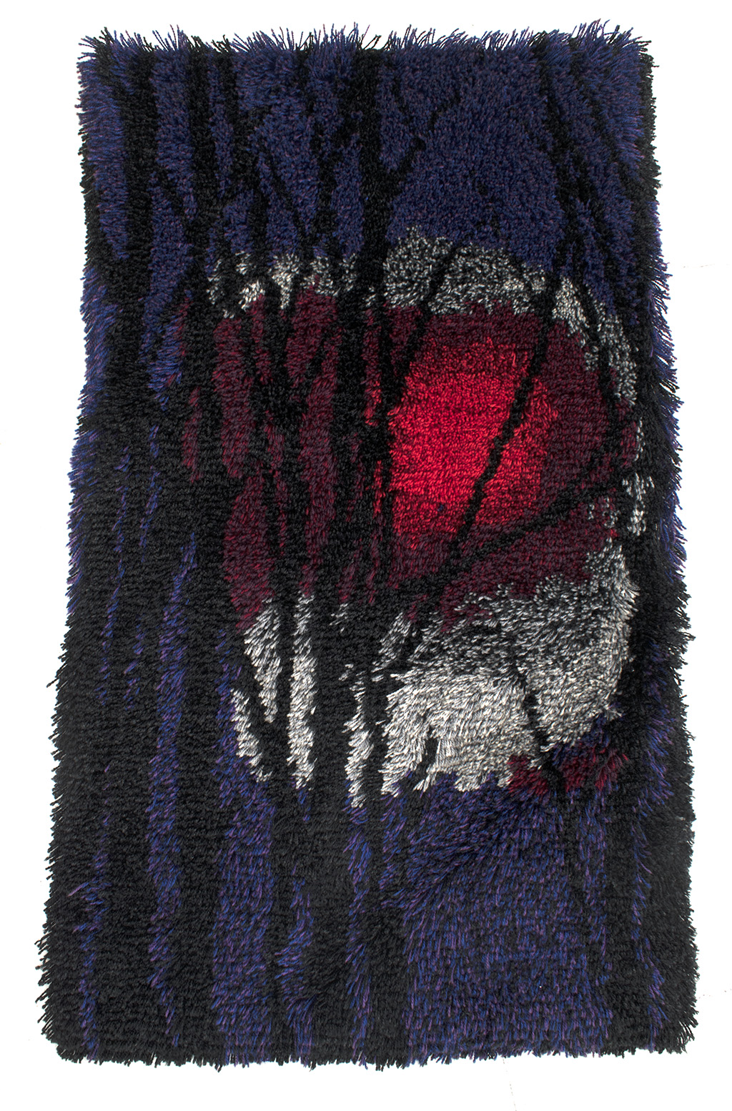 Rug with branches