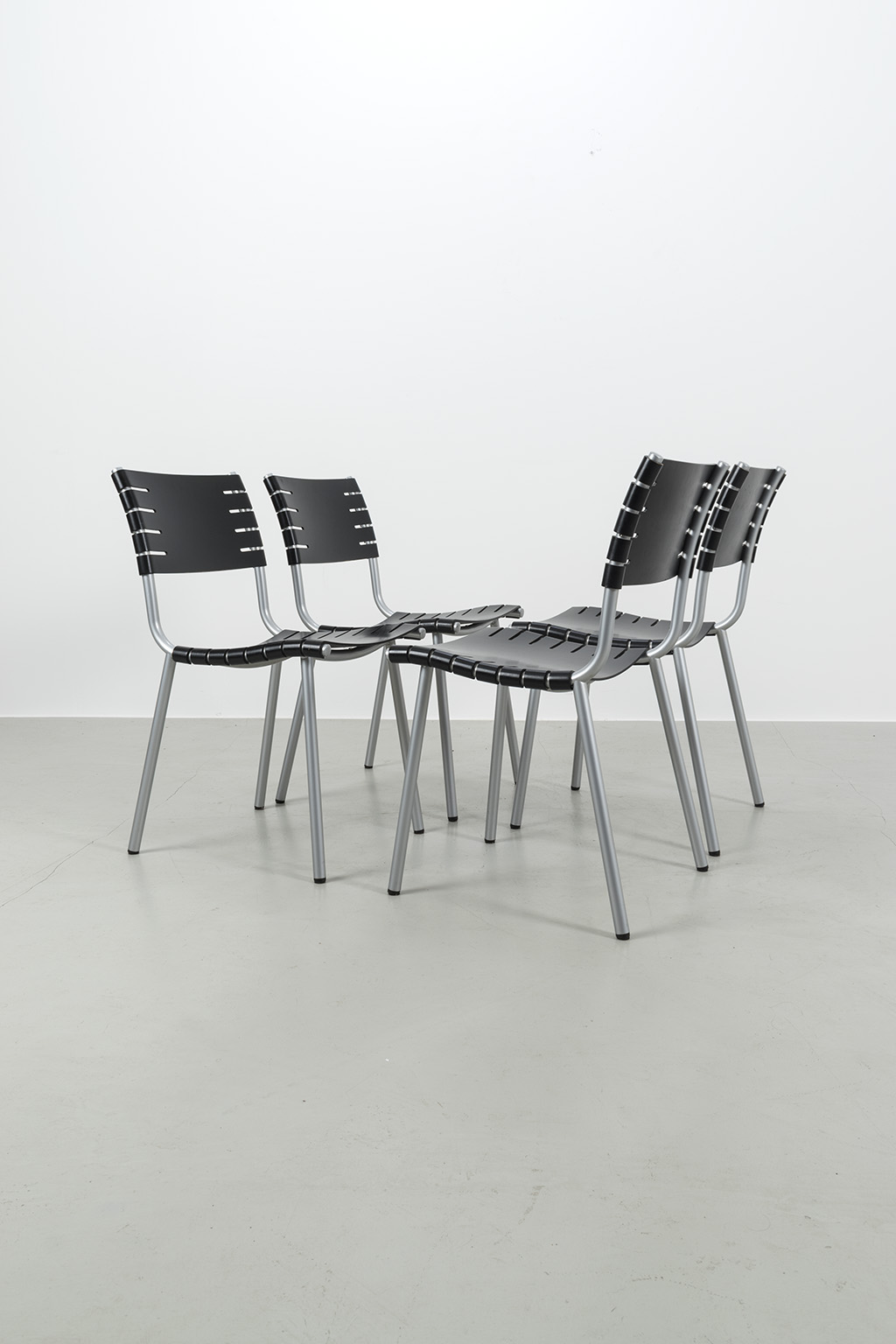 Set of 4 chairs by Harvink