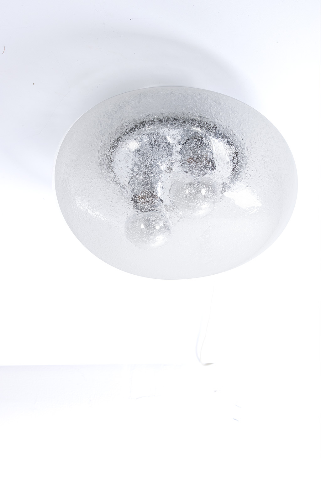 Plafondlamp bubbelglas