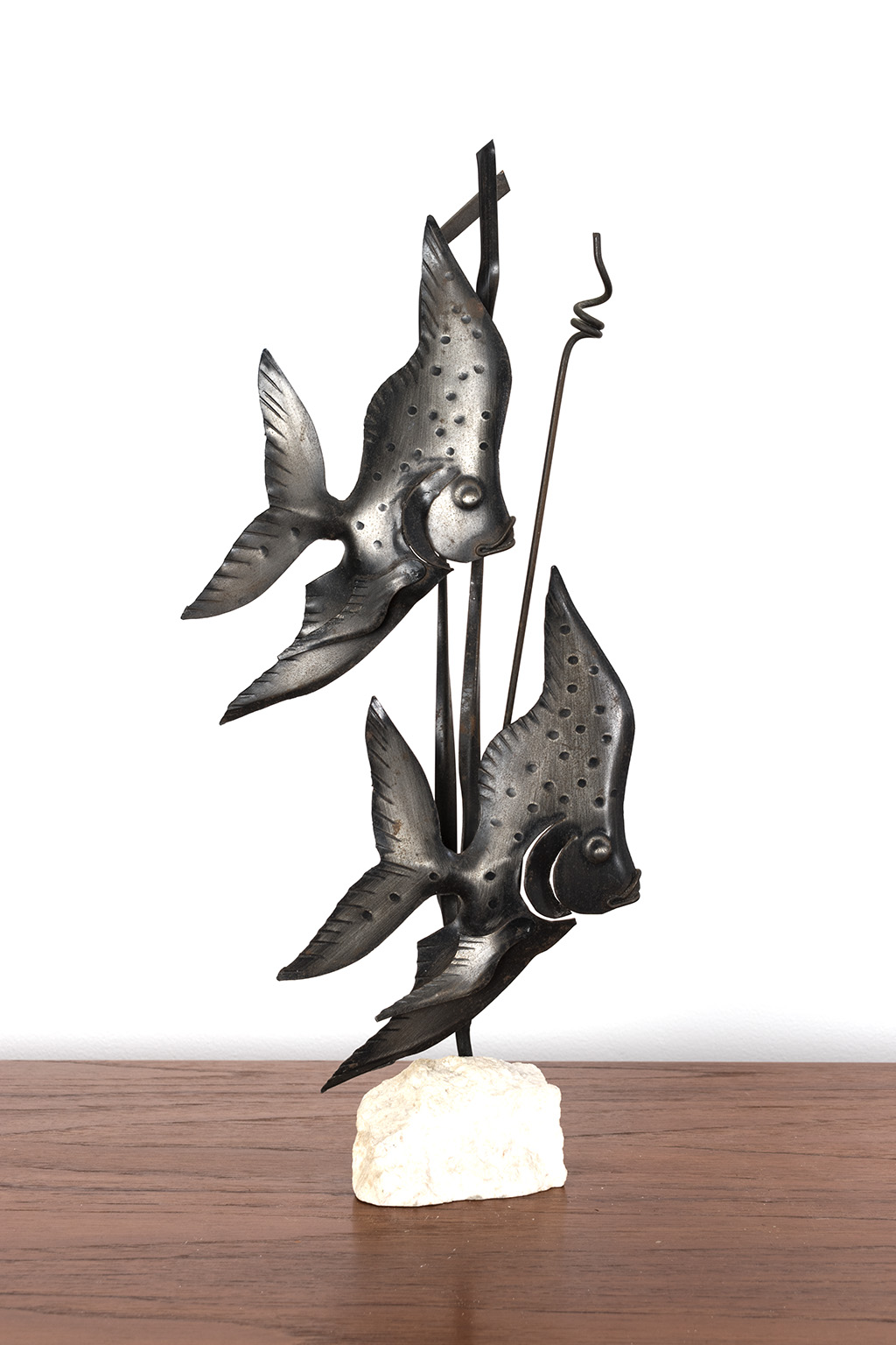 Metal fish decoration