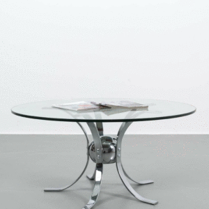 Chromen salontafel
