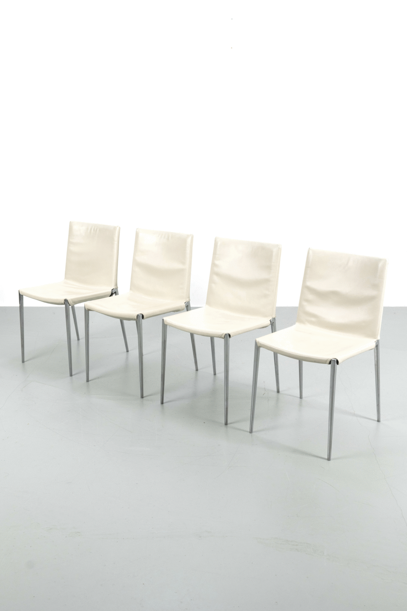 Zanotta Lia stoelen Roberto Barbieri set van 4