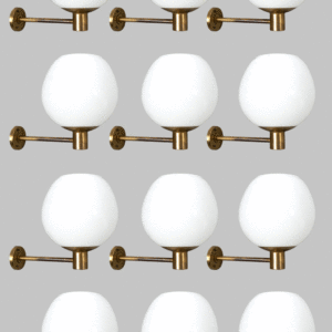 Brass wall lamp