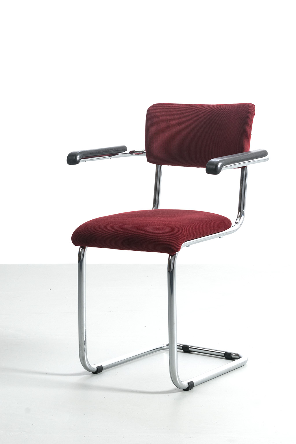 Chromen buisframe stoel