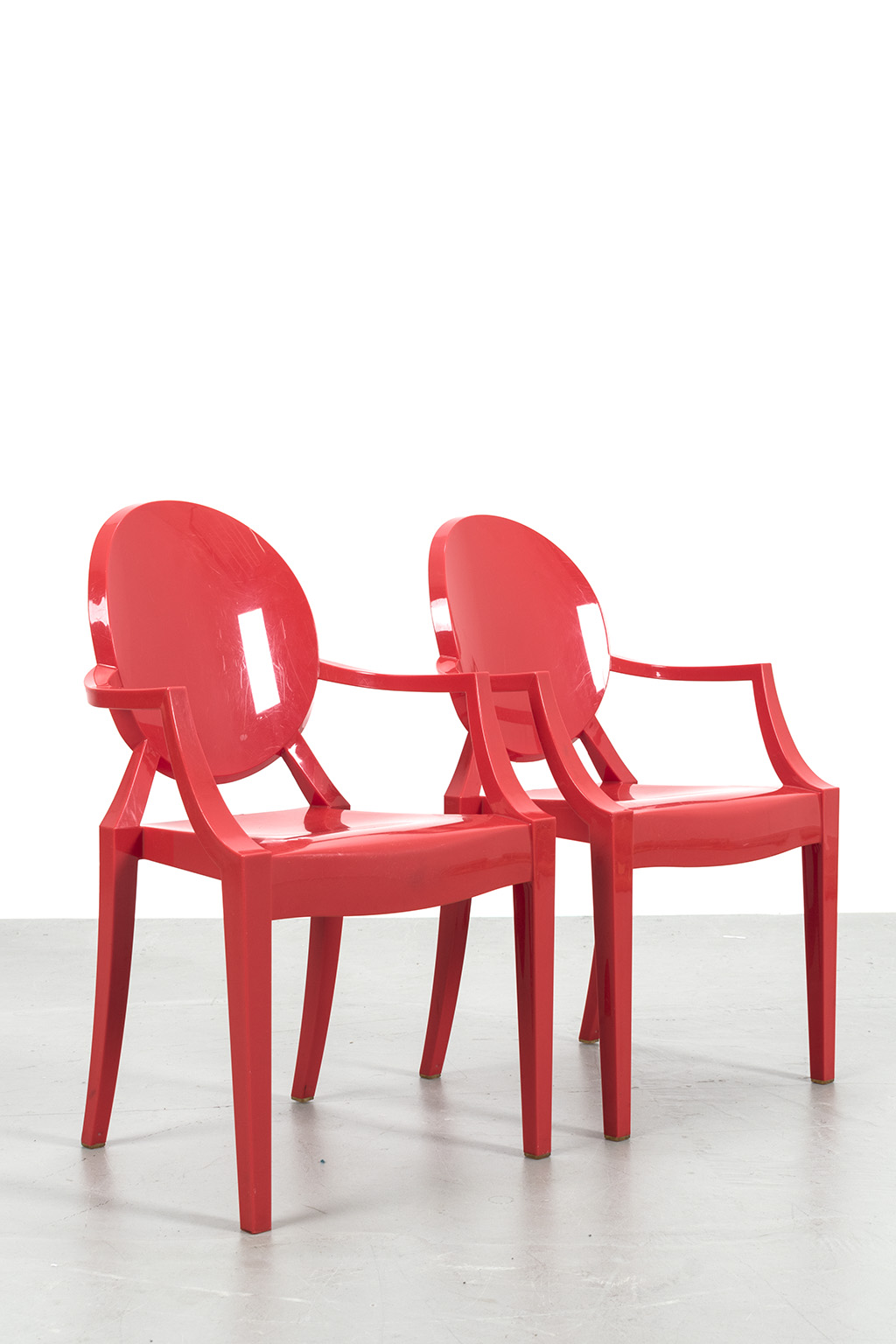 Pair Lou Lou ghost cilderen’s chairs