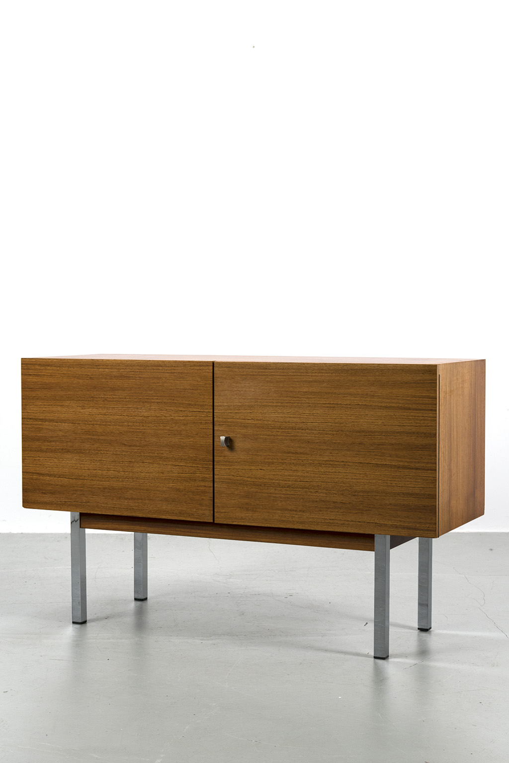Cabinet with chrome legs