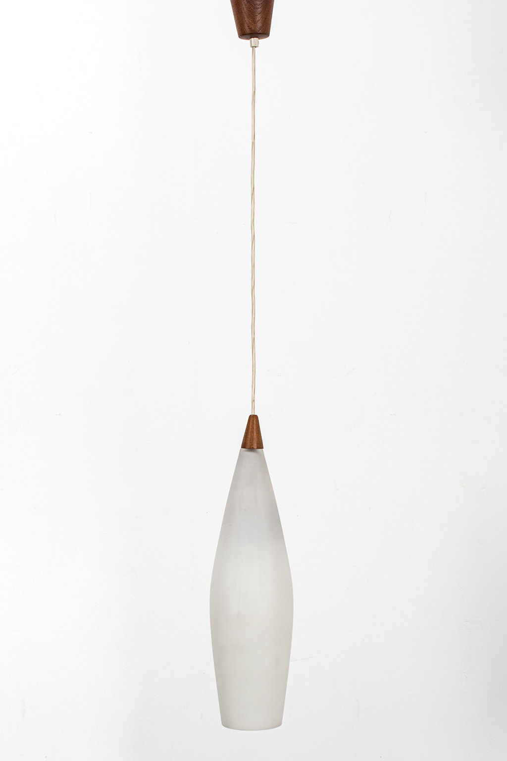 Elegante Deense glazen hanglamp