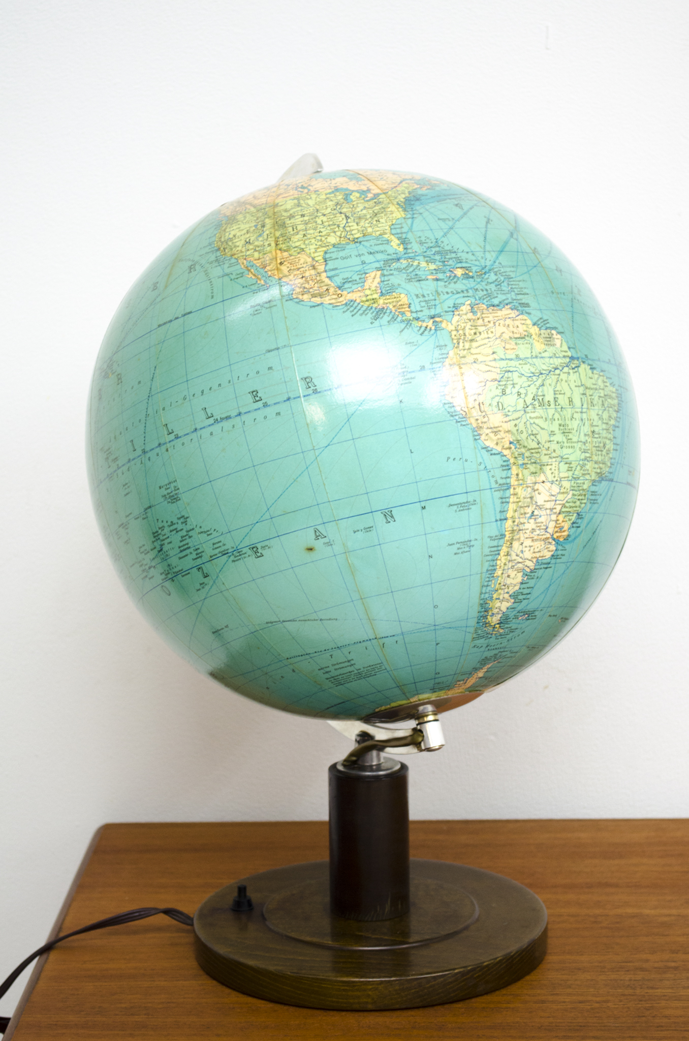 Glass Columbus globe