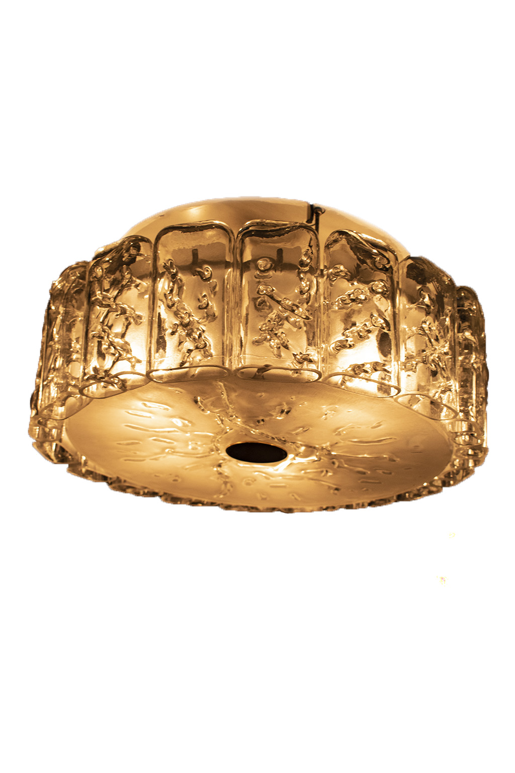 Doria 60s round ceiling lamp