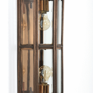 Koperen wandlamp