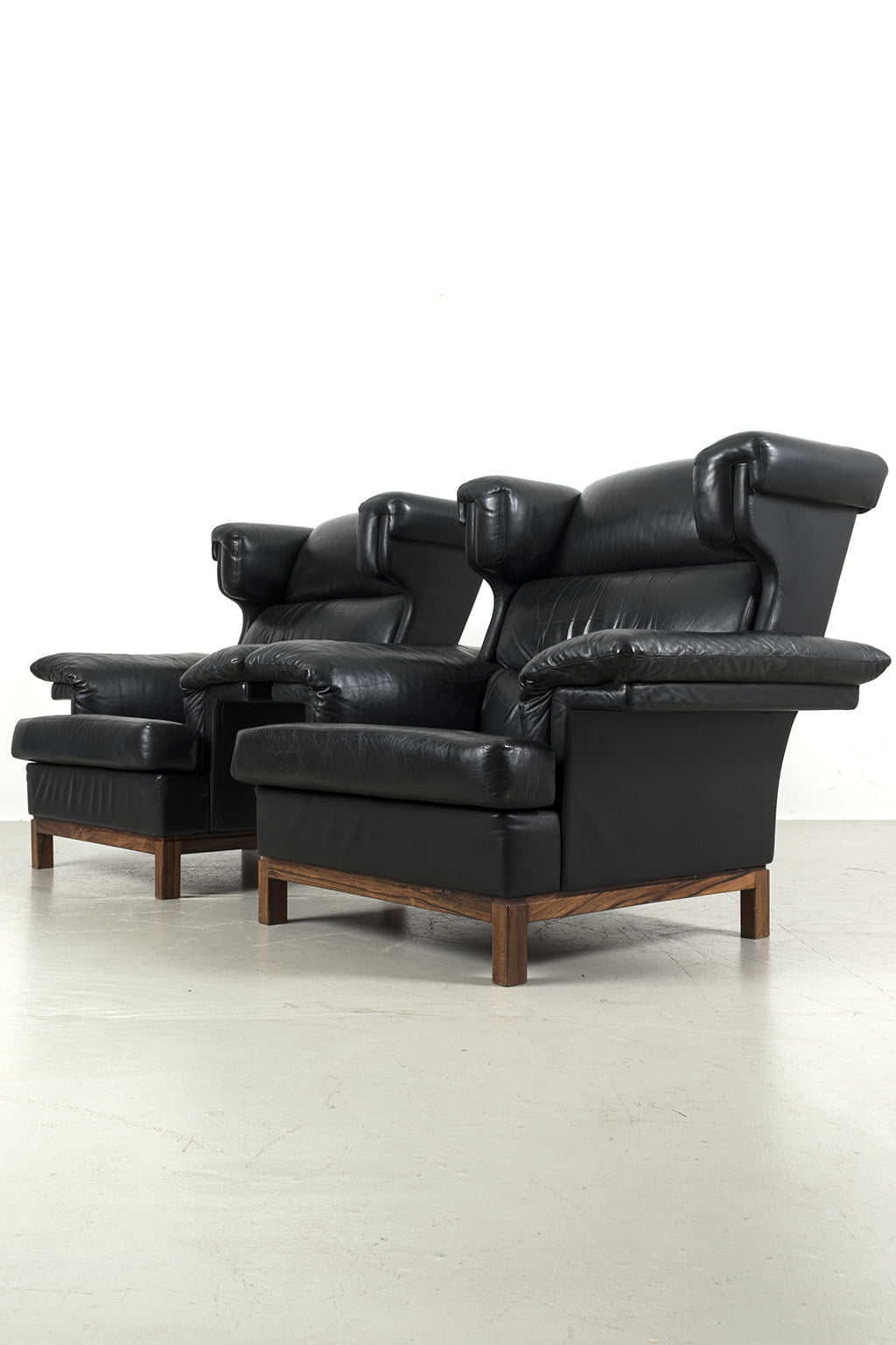Large wingback chair set