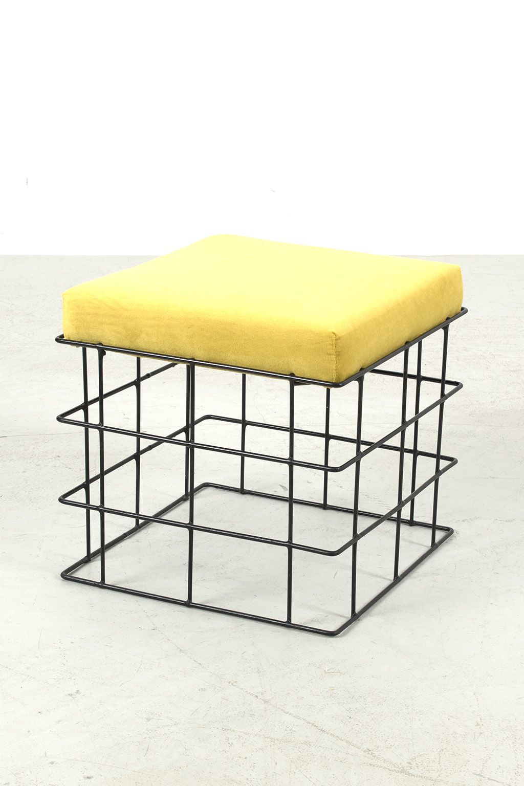 Wire frame stool