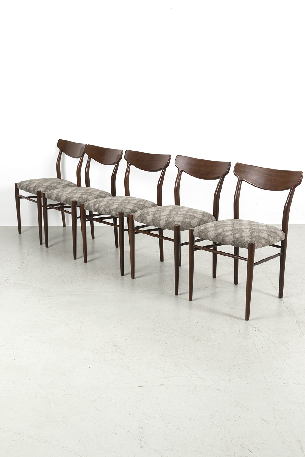 Set of 5 Lübke chairs