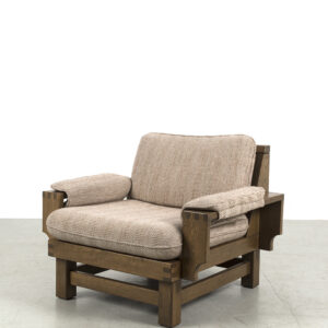 Brutalistische fauteuil