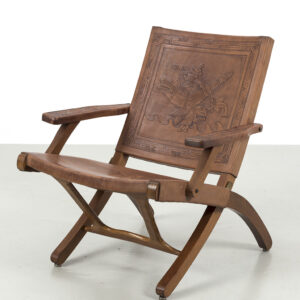 Klapfauteuil ontworpen door Angel Pazmino voor Muebles de Estilo