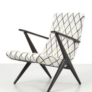 Refurbished 50's fauteuil