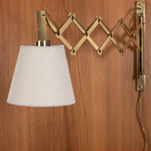 Messing schaarlamp