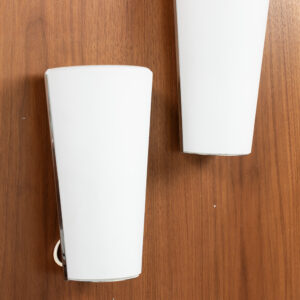 Pair of Glashutte Limburg wall lamps