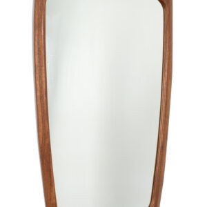 Deense teak spiegel