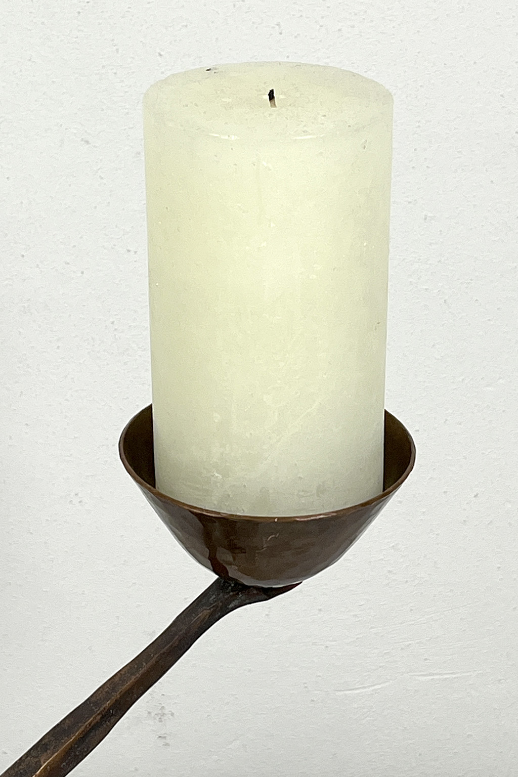 71688 Brutalistische bronzen kandelaar 07