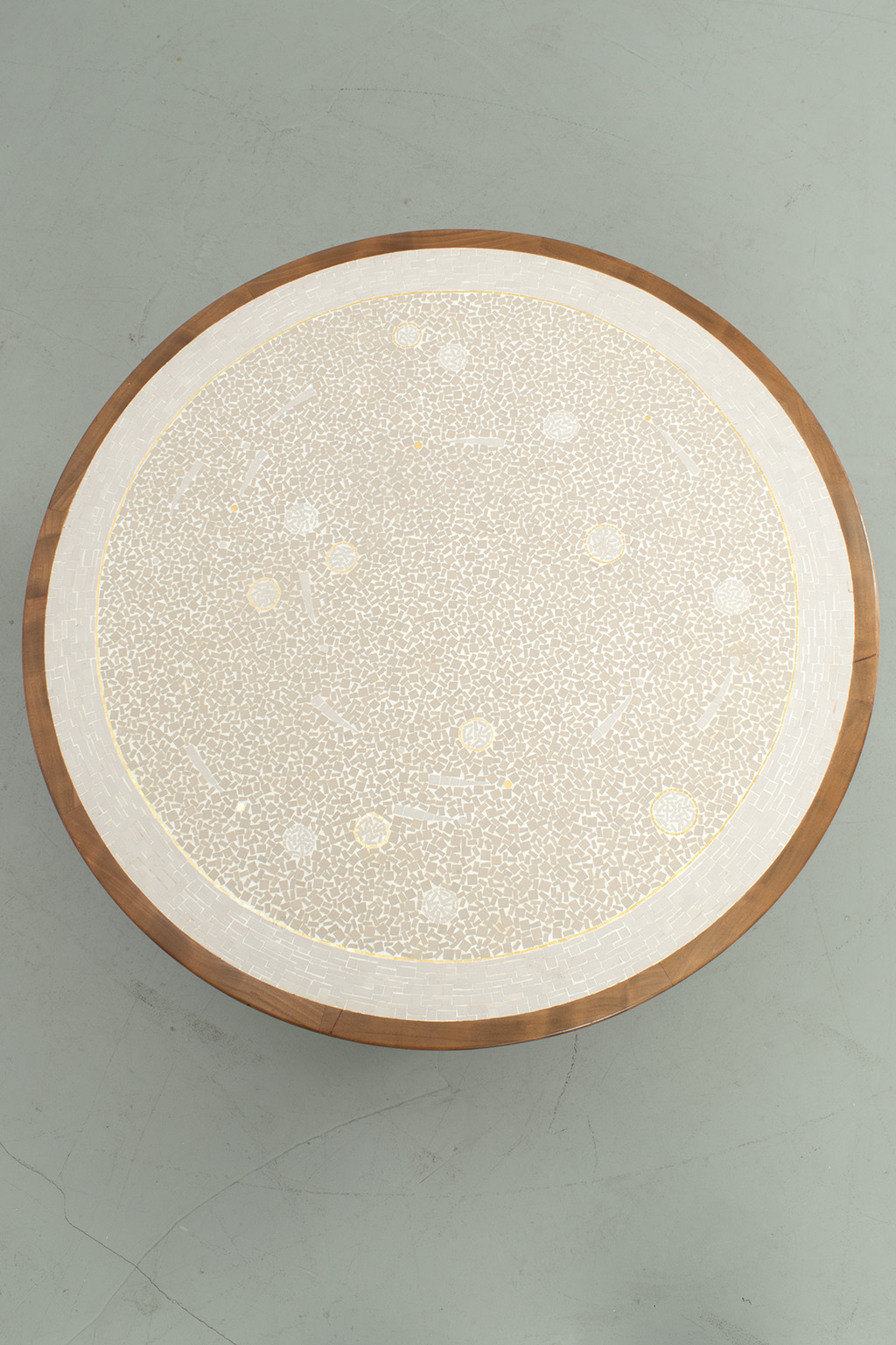 65470 Mozaiek salontafel rond 03