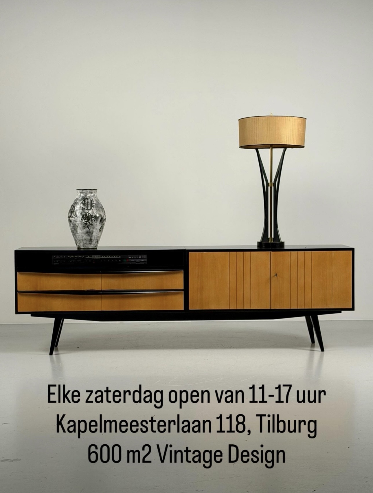 Elke zaterdag geopend van 12 tot 17 uur; Kapelmeesterlaan 118 Tilburg